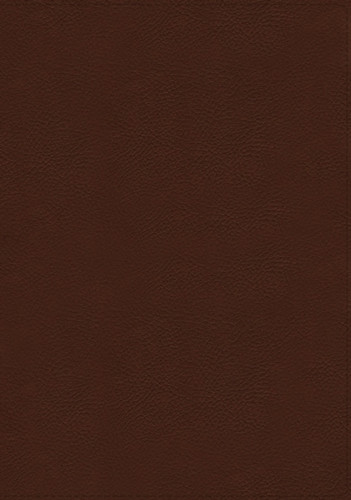 KJV, Thompson Chain-Reference Bible, Genuine Leather, Calfskin, Brown, Art Gilded Edges, Red Letter, Thumb Indexed, Comfort Print