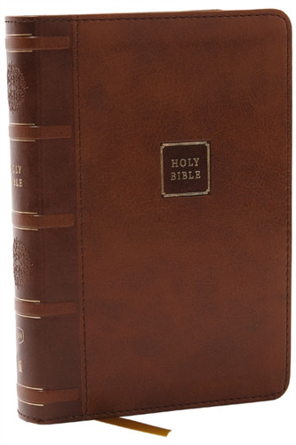 KJV Compact Bible w/ 43,000 Cross References, Brown Leathersoft, Red Letter, Comfort Print: Holy Bible, King James Version : Holy Bible, King James Version