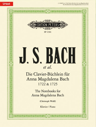 NOTEBOOKS FOR ANNA MAGDALENA BACH 1722 1