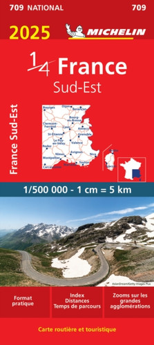 Southeastern France 2025 - Michelin National Map 709: Map