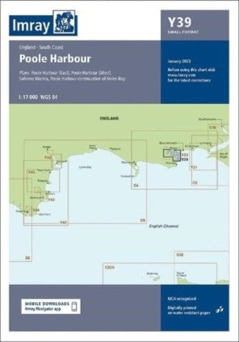 Imray Chart Y39: Poole Harbour Small Format