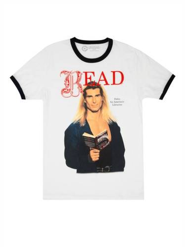 Fabio READ Unisex Ringer T-Shirt Medium