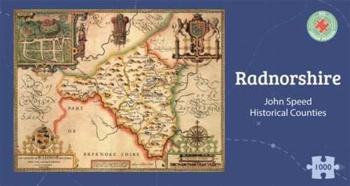 Radnorshire Historical 1610 Map 1000 Piece Puzzle