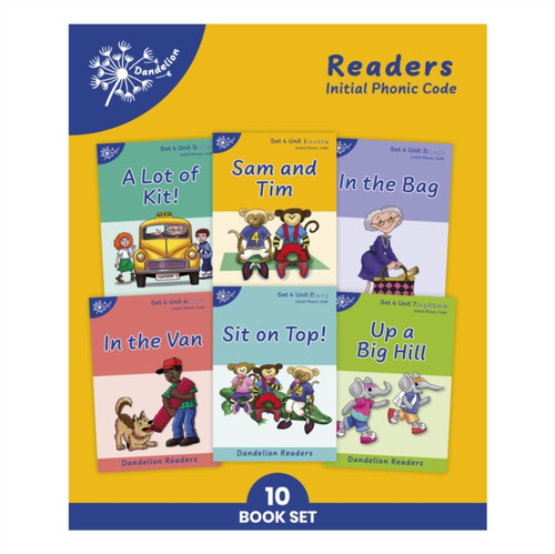 Phonic Books Dandelion Readers Set 4 Units 1-10: Sounds of the alphabet and adjacent consonants