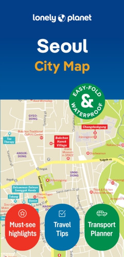Lonely Planet Seoul City Map: Durable, Waterproof, Easy-Fold Planning Map with Attractions & Walking Tours