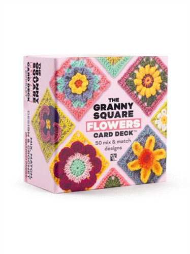 The Granny Square Flowers Card Deck™: 50 Mix and Match Designs