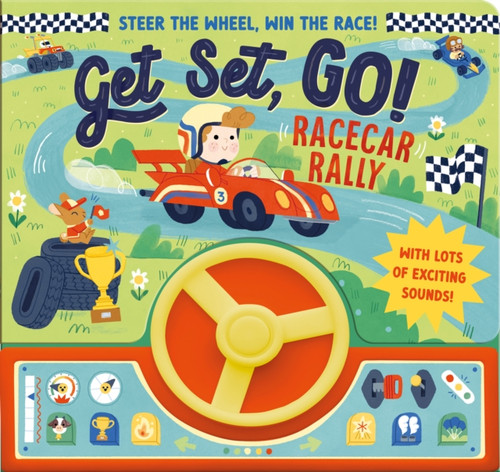 Get Set, Go! Racecar Rally: Steer the wheel, win the race!