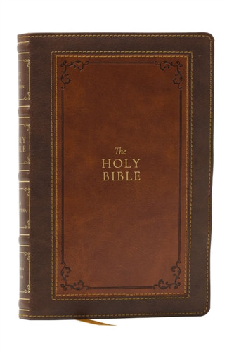 1611 KJV with Apocrypha, Brown Leathersoft: Holy Bible