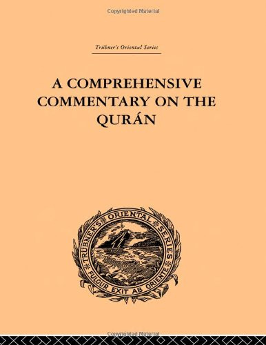 A Comprehensive Commentary on the Quran by E.M. Wherry (Author)