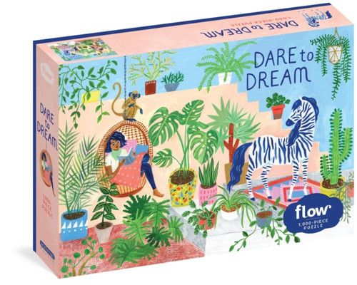 Dare to Dream 1,000-Piece Puzzle: (Flow) for Adults Families Picture Quote Mindfulness Game Gift Jigsaw 26 3/8” x 18 7/8”