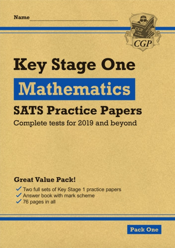 Ks1 Maths Sats Practice Papers: Pack 1 (For The 2022 Tests)