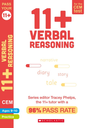 11+ Verbal Reasoning Practice And Assessment For The Cem Test Ages 09-10
