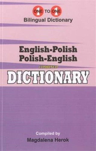 English-Polish & Polish-English One-To-One Dictionary (Exam-Suitable)