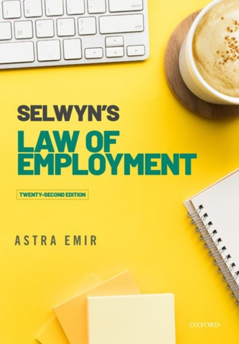 Selwyn'S Law Of Employment - 9780192858795