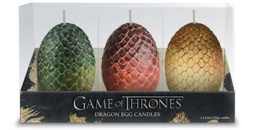 Game of Thrones: Sculpted Dragon Egg Candles