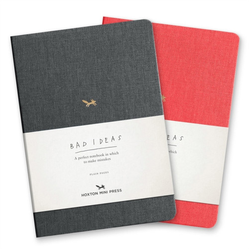 A Notebook For Bad Ideas - Grey/Plain