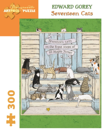 Seventeen Cats 300-Piece Jigsaw Puzzle