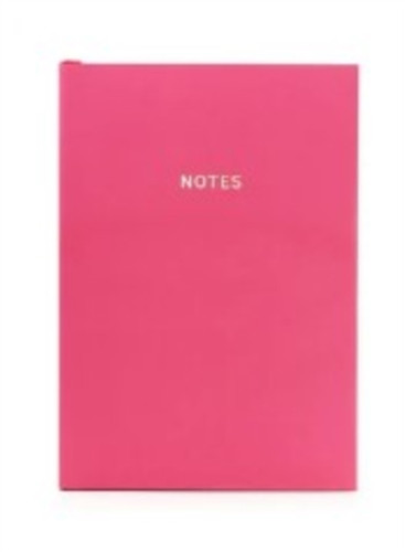 Colourblock A5 Notebook Cerise Pink - 5055998337619
