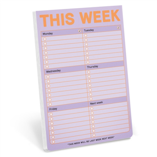 Knock Knock This Week Pad (Pastel Edition)