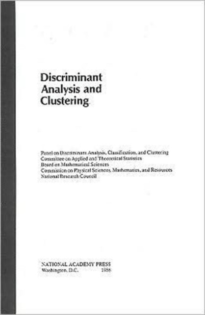 Discriminant Analysis and Clustering