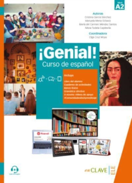 Genial!: Libro del alumno y Cuaderno de actividades 2 (A2) + audio descargabl