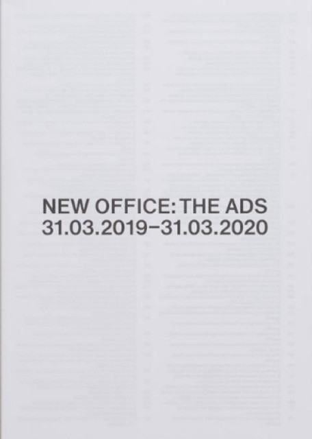 NEW OFFICE: THE ADS: 31.03.2019-31.03.2020