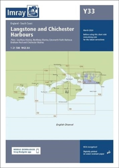 Imray Chart Y33: Langstone and Chichester Harbours