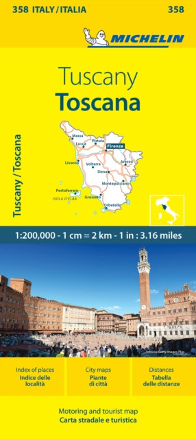 Toscana - Michelin Local Map 358: Map