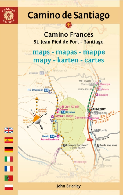 Camino De Santiago Maps: St. Jean Pied De Port - Santiago De Compostela