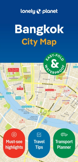 Lonely Planet Bangkok City Map: Durable, Waterproof, Easy-Fold Planning Map with Attractions & Walking Tours
