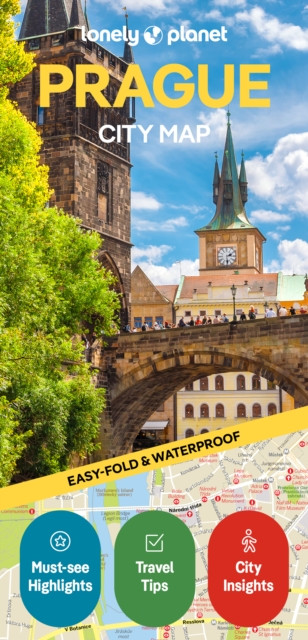 Lonely Planet Prague City Map: Durable, Waterproof, Easy-Fold Planning Map with Attractions & Walking Tours