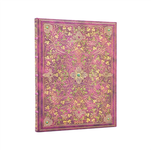 2026 Diamond Jubilee (Sangorski & Sutcliffe) Ultra 12-month Vertical Hardcover Flexi Dayplanner 2026 (Elastic Band Closure)