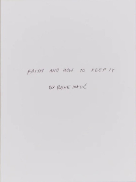Faith and How to Keep It