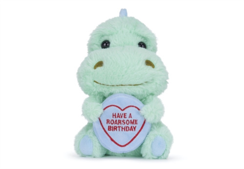 Love Hearts 7" Roarsome Birthday Plush Gift