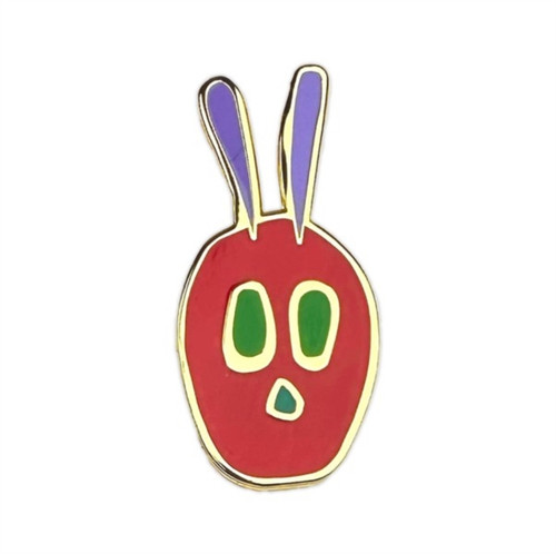 Caterpillar Head Pin Badge