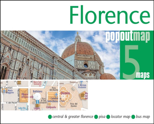 Florence PopOut Map: pocket size, pop up city map of Florence