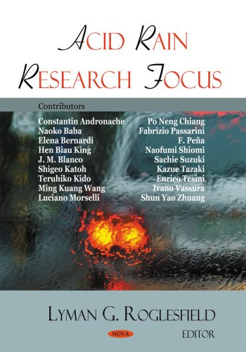 Acid Rain Research Focus by Lyman G Roglesfield (Author)