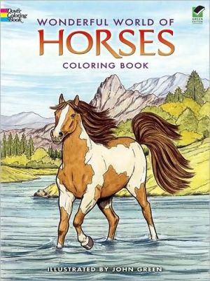 Wonderful World Of Horses Coloring Book