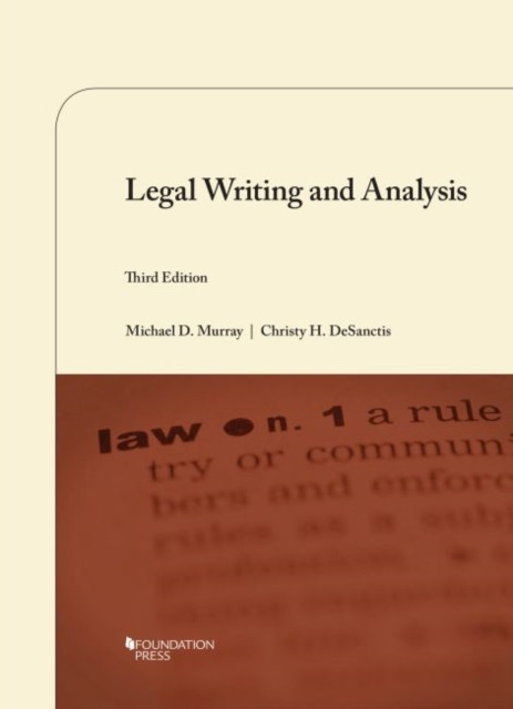 Legal Writing And Analysis