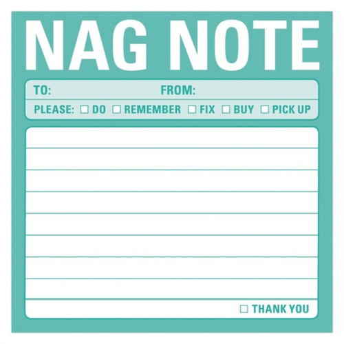 Knock Knock Nag Note Sticky Notes