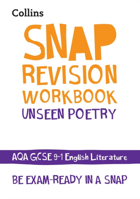 AQA Unseen Poetry Anthology Workbook: Ideal for the 2026 and 2027 Exams