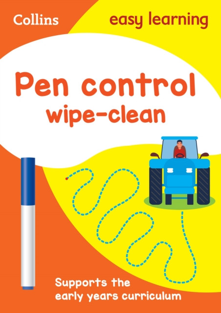 Pen Control Age 3-5 Wipe Clean Activity Book: Ideal For Home Learning