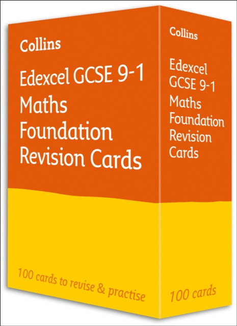 Edexcel Gcse 9-1 Maths Foundation Revision Cards: Ideal For Home Learning, 2022 And 2023 Exams