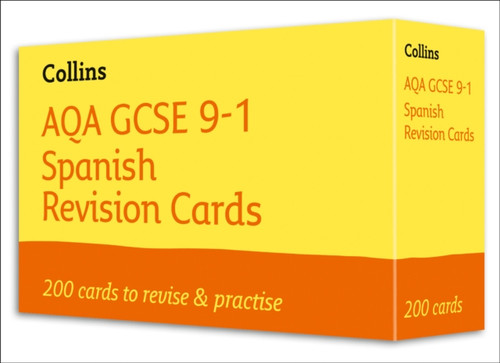 Aqa Gcse 9-1 Spanish Vocabulary Revision Cards: Ideal For Home Learning, 2022 And 2023 Exams