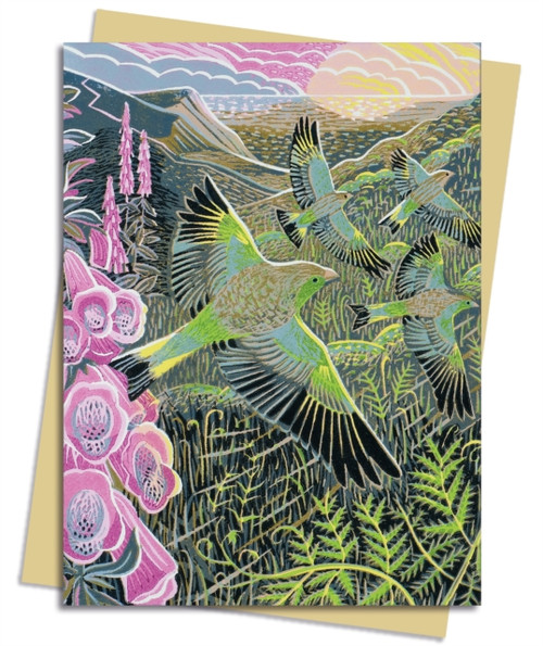 Annie Soudain: Foxgloves And Finches Greeting Card Pack: Pack Of 6