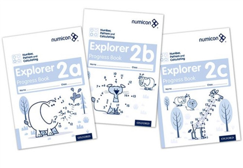 Numicon: Number, Pattern And Calculating 2 Explorer Progress Books Abc (Mixed Pack)