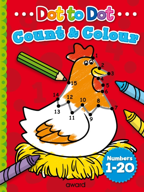 Dot To Dot Count And Colour 1 To 20