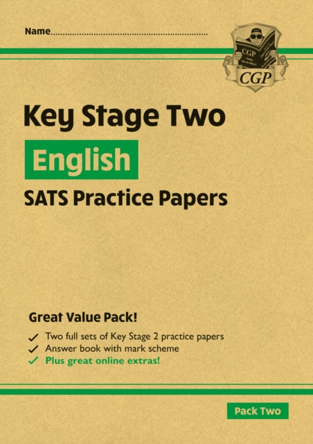 KS2 English Year 6 SATS Practice Papers: Pack 2 - for the 2026 tests (with free Online Extras)