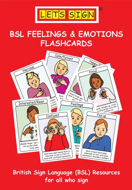Let'S Sign Bsl Feelings & Emotions Flashcards