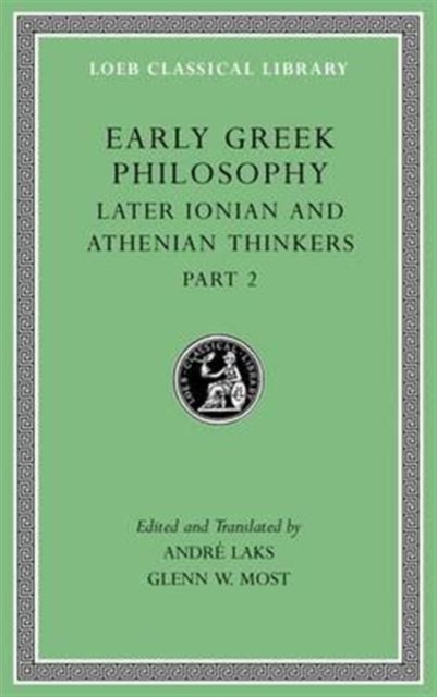 Early Greek Philosophy - 9780674997080